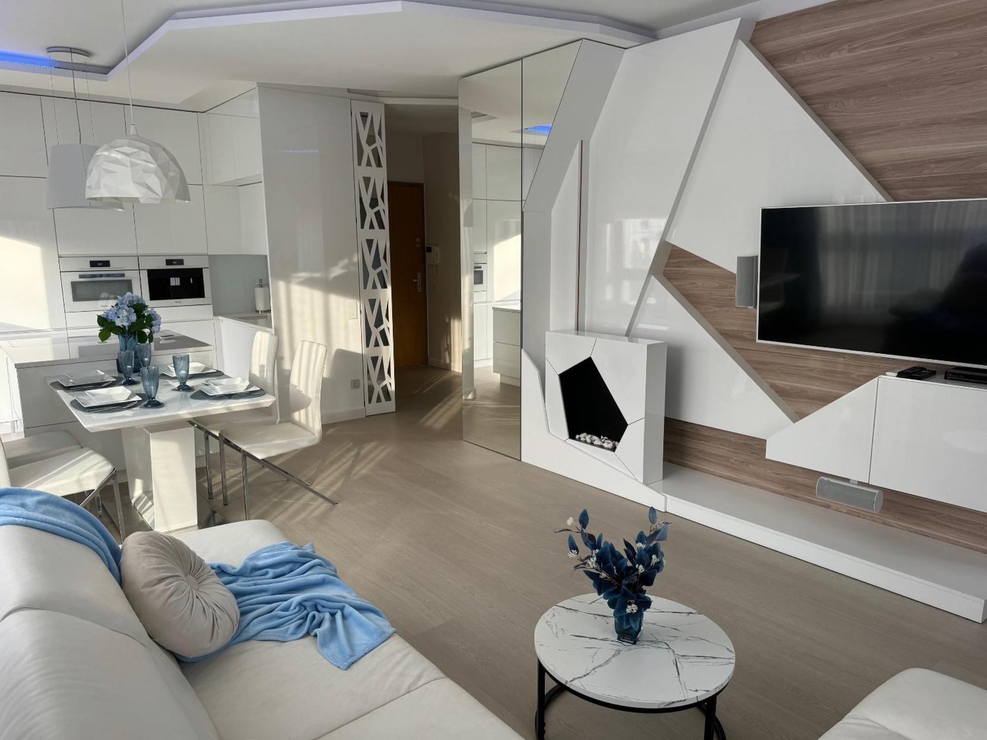 Blue Seaside Apartment غدانسك المظهر الخارجي الصورة